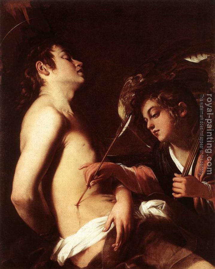 Giovanni Baglione : St Sebastian Healed by an Angel